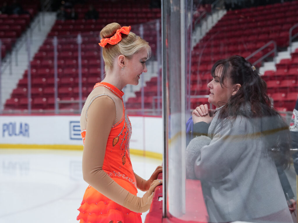 A group of athletes competing in athletic event sports