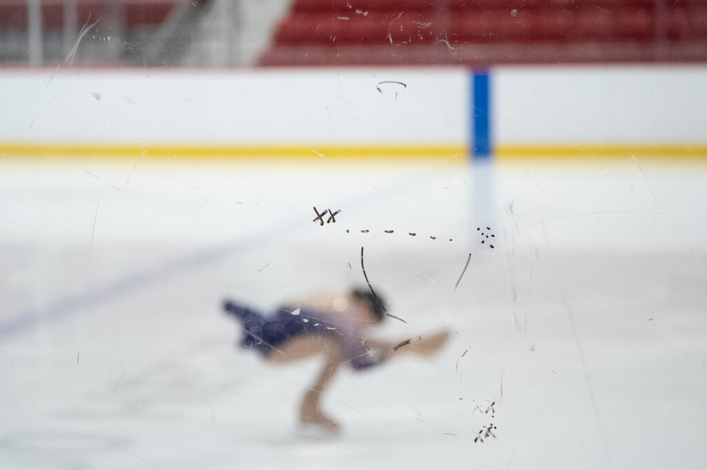 Athletes competing in athletic event sports