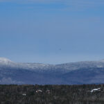 Athletes competing in athletic event sports on the mountain
