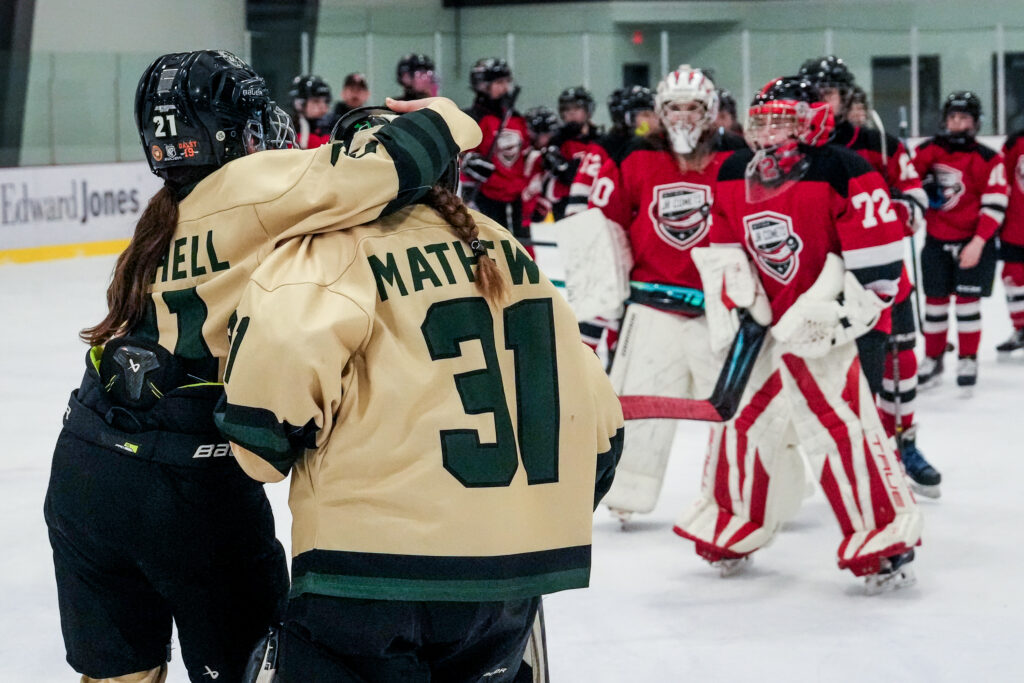 A group of athletes competing in athletic event sports with helmet