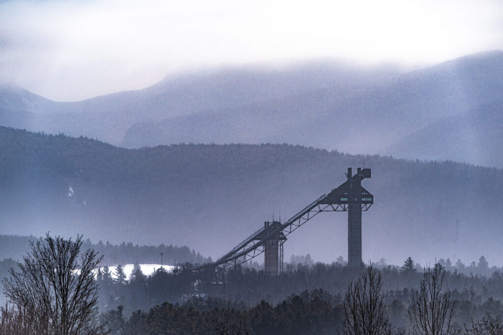 Athletes competing in athletic event sports outdoors