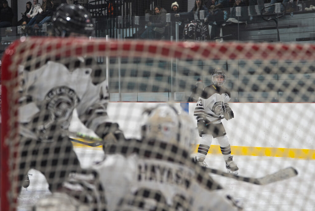 A group of athletes competing in athletic event sports with helmet