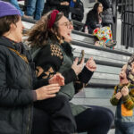 A group of athletes competing in athletic event sports with helmet